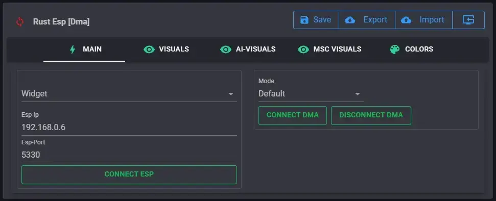 Clutch Rust DMA — DMA CHEATS screenshot 1